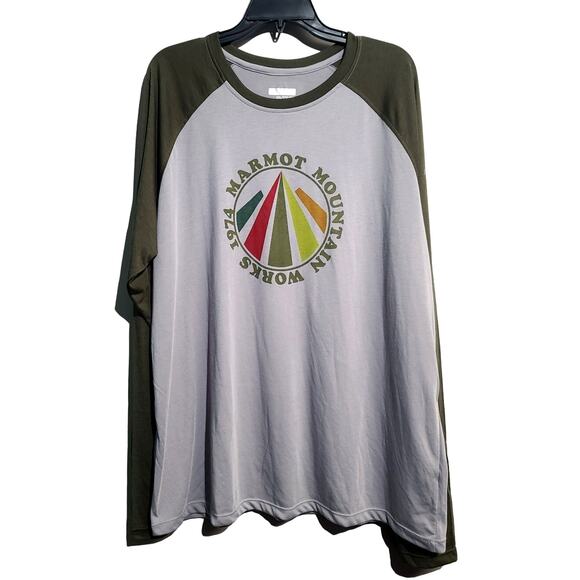 Marmot Baseball Ragland Logo Tee - Picture 1 of 4